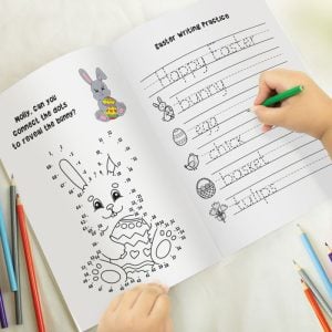 Children's Personalised Easter Activity & Colouring Book