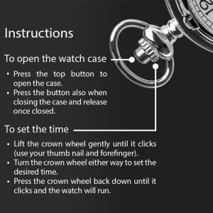 Personalised St Christopher Pewter Christening Pocket Watch