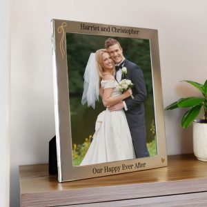 Personalised Black & Gold Free Text 8x10 Inch Photo Frame