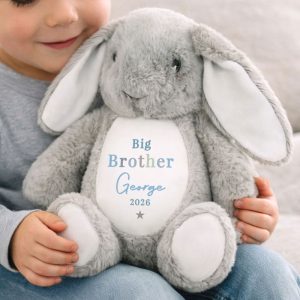 Personalised Big or Little Brother Bunny Rabbit Soft Toy