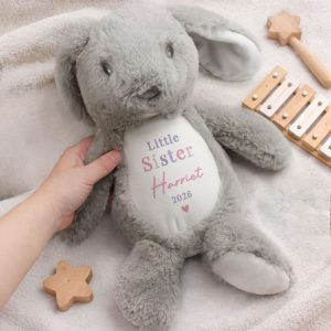 Personalised Big or Little Sister Bunny Rabbit Soft Toy