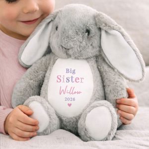 Personalised Big or Little Sister Bunny Rabbit Soft Toy