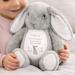 Boy's or Girl's Personalised Easter Bunny Soft Toy Gift