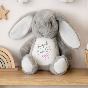 Personalised Flower Girl Bunny Thank You Gift