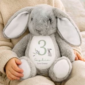 Personalised Woodland Bunny Soft Toy