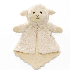 Personalised Embroidered Cubbies Lamb Lovey Comfort Blanket