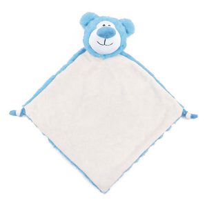 Personalised Embroidered Cubbies Blue Bear Baby Comforter