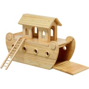 Lanka Kade Giant Deluxe Fair Trade Natural Wooden Noah’s Ark