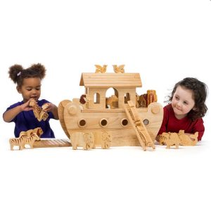 Lanka Kade Giant Deluxe Fair Trade Natural Wooden Noah’s Ark