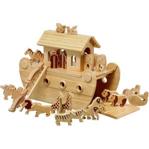 Lanka Kade Giant Deluxe Fair Trade Natural Wooden Noah’s Ark