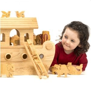 Lanka Kade Giant Deluxe Fair Trade Natural Wooden Noah’s Ark