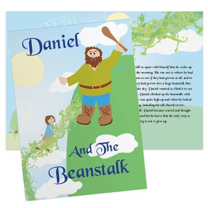 Children's Jack and the Beanstalk Personalised A4 Story Book