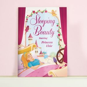 Girl's A4 Personalised Sleeping Beauty Story Book