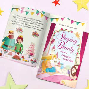 Girl's A4 Personalised Sleeping Beauty Story Book