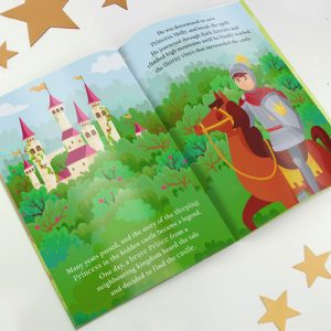 Girl's A4 Personalised Sleeping Beauty Story Book