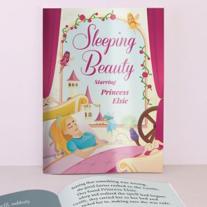 Girl's A4 Personalised Sleeping Beauty Story Book