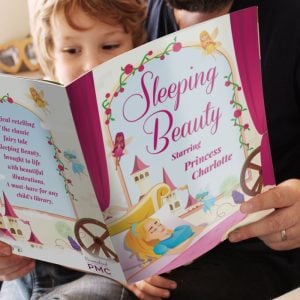 Girl's A4 Personalised Sleeping Beauty Story Book