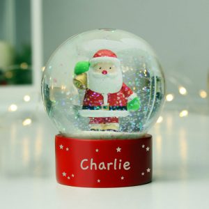 Personalised Santa Snow Globe Children's Christmas Keepsake