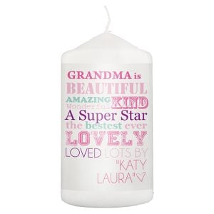 Personalised She Is... Candle - Mother's Day, Grandmothers
