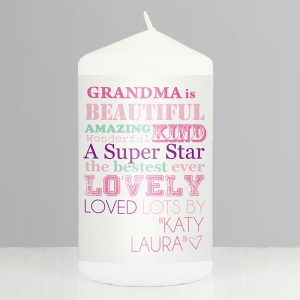 Personalised She Is... Candle - Mother's Day, Grandmothers