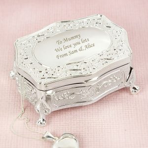 Personalised Antique Style Trinket Box