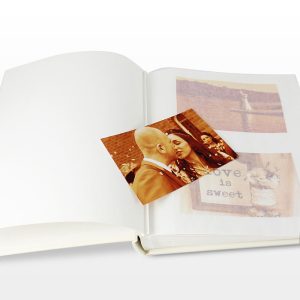 Personalised Gold Cross Traditional Interleaved Photo Album