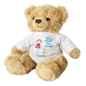 Personalised Best Big Sister Teddy Bear – Exclusive Gift