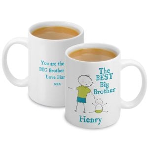 Personalised Best Big Brother Mug – Exclusive Gift