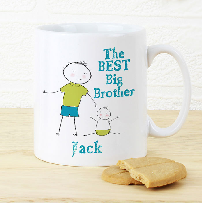 Personalised Best Big Brother Mug – Exclusive Gift