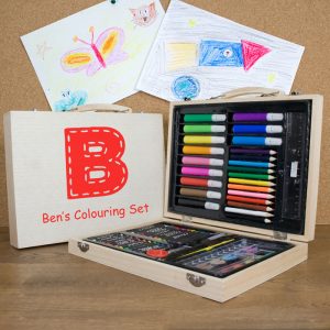 Personalised Children's Colouring In Art Set