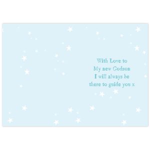 Personalised Christening or Communion Card For Little Boy