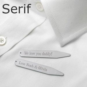 Personalised Secret Message Collar Stiffener