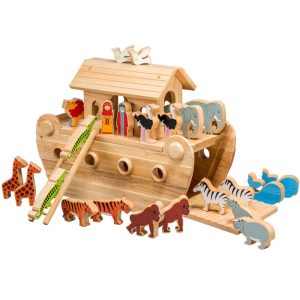 Deluxe Lanka Kade Wooden Noah’s Ark with Colourful Animals