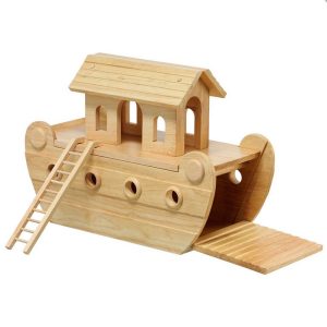 Deluxe Lanka Kade Wooden Noah’s Ark with Colourful Animals