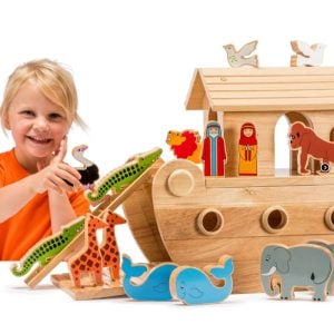 Deluxe Lanka Kade Wooden Noah’s Ark with Colourful Animals