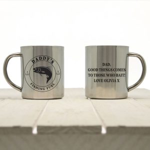 Personalised Insulated Fishing Fuel Outdoor Mug