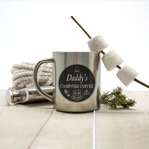 Personalised Insulated Campfire Coffee Outdoor Mug