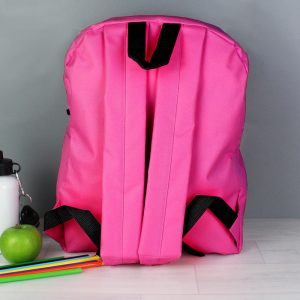 Personalised Rainbow Pink Backpack School/Nursery Bag