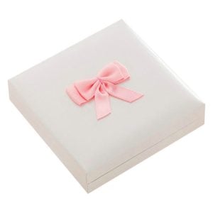 Rose Gold Plated Cross Pendant Christening Necklace