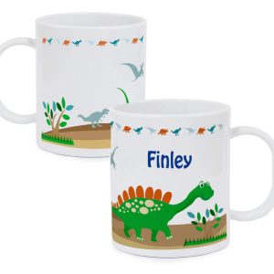 Drop Proof Personalised Dinosaur Plastic Mug