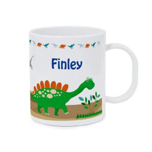 Drop Proof Personalised Dinosaur Plastic Mug