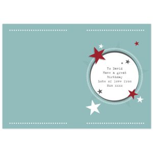 Personalised 50's Style Retro Greeting Card