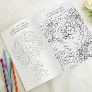 Personalised Wedding Activity Book for Girls
