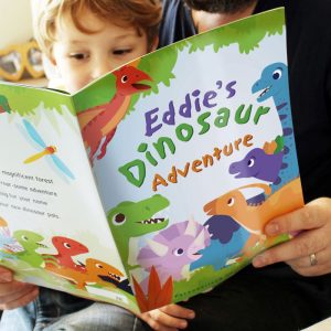 Children's Personalised Dinosaur Adventure Story Book