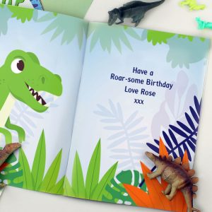 Children's Personalised Dinosaur Adventure Story Book