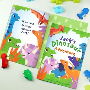 Children's Personalised Dinosaur Adventure Story Book