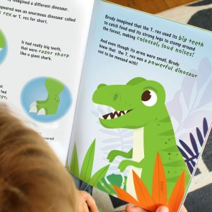 Children's Personalised Dinosaur Adventure Story Book