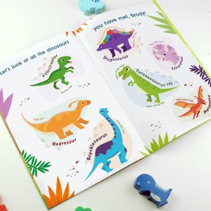 Children's Personalised Dinosaur Adventure Story Book