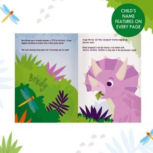 Children's Personalised Dinosaur Adventure Story Book