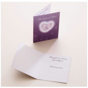 Personalised Angel Wings Memorial Necklace & Engraved Heart